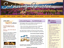 Tablet Screenshot of catholicsdivorce.com